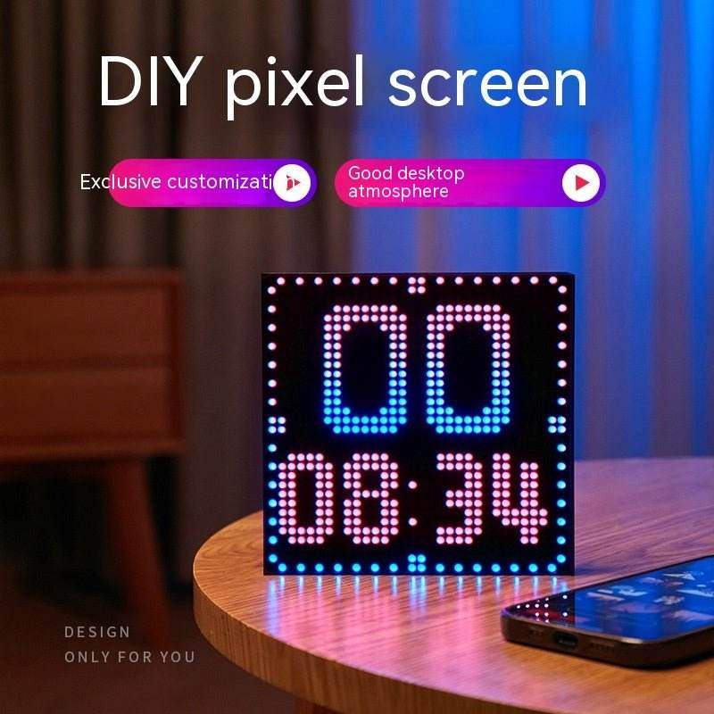 DIY Pixel Atmosphere Good Item Layout Night Light E-sports Decoration Table Lamp Desktop Creativity Atmosphere 360-700g - StylishShop