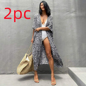 Polyester Ladies Sun Protection Resort Beach Dress Cover Up
