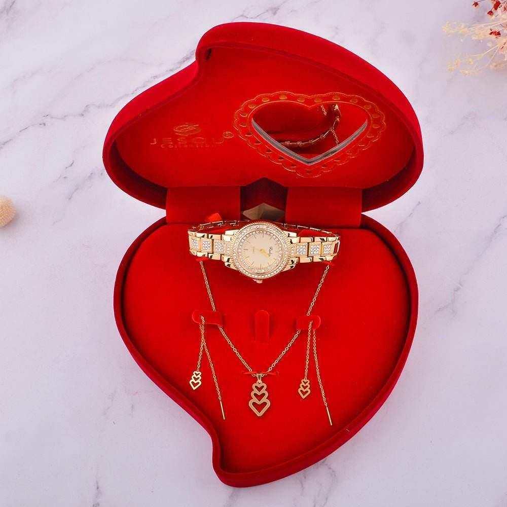 Simple Exquisite Jewelry Watch Necklace Gift Box Jewelry - GlowTrendVibe - - Simple Exquisite Jewelry Watch Necklace Gift Box Jewelry - 